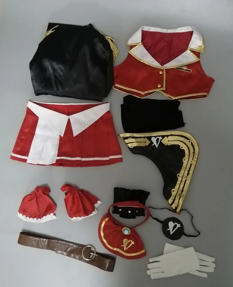 

VTuber Hololive Houshou Marine Cosplay Costume Captain Uniform Dress Cute Suit Any Size Cosplay Costume Women