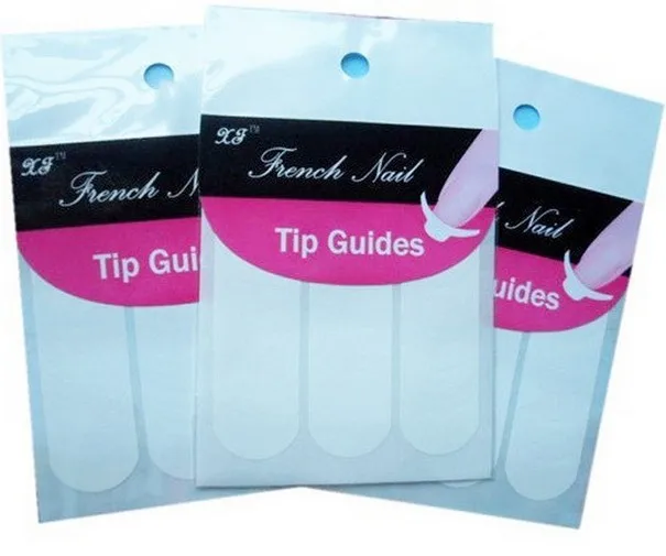 48 стикеров/упаковка маникюрных стикеров смайлик стрипинг линия лента