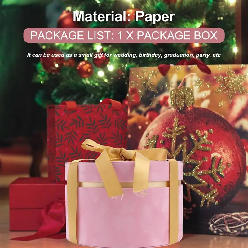 

1pc Valentine's Day Gift Box Festival Packaging Box Paper Storage Box for Party
