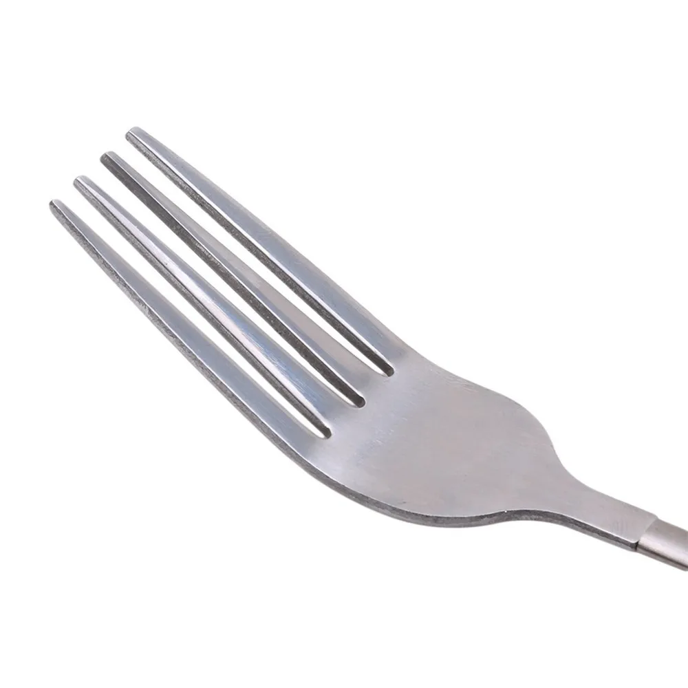 

New Silver Stainless Telescopic Extendable Fork Dinner Fruit Dessert Long Cutlery Forks Bbq Meat Fork Kitchen Accessories Tools