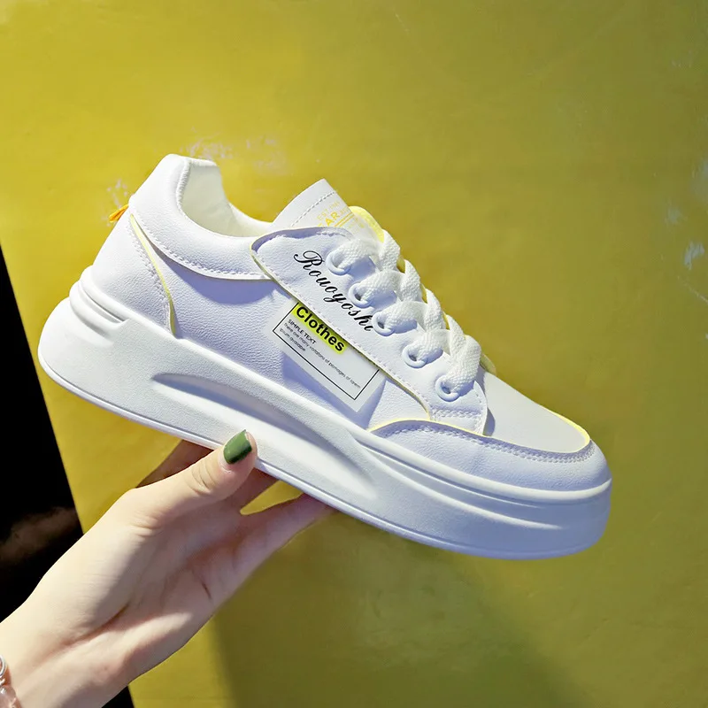 Lans Platm/женские кроссовки на толстой подошве Сезон осень-зима Повседневная