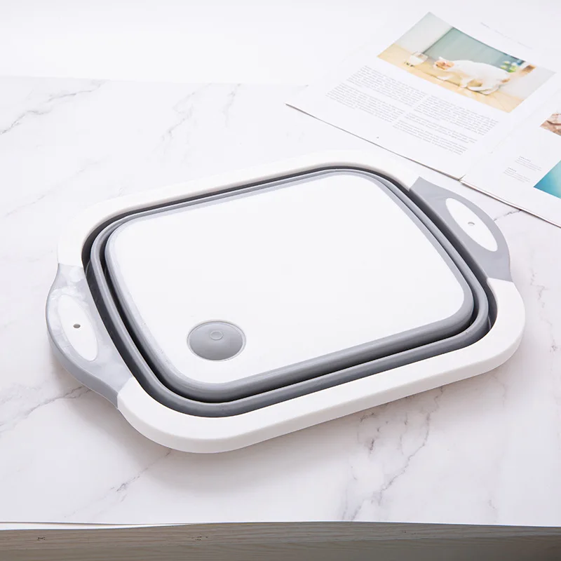 Креативная новая многофункциональная Складная разделочная доска для кухонной