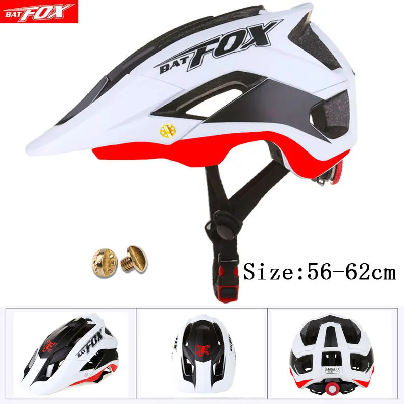 BATFOX новейший велосипедный шлем для MTB шоссейные велосипедные шлемы Casco Ciclismo M/L(56-62) см шлем велосипедный - Цвет: 659-white
