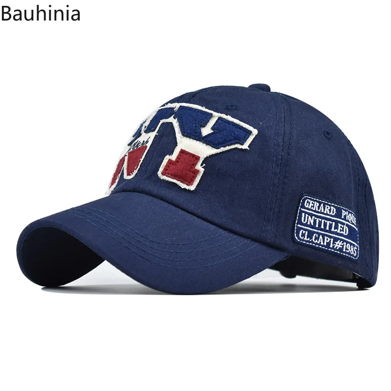 2020 новый Нью-Йорк трехмерная вышивка бейсболка модный папа шляпа сезон: