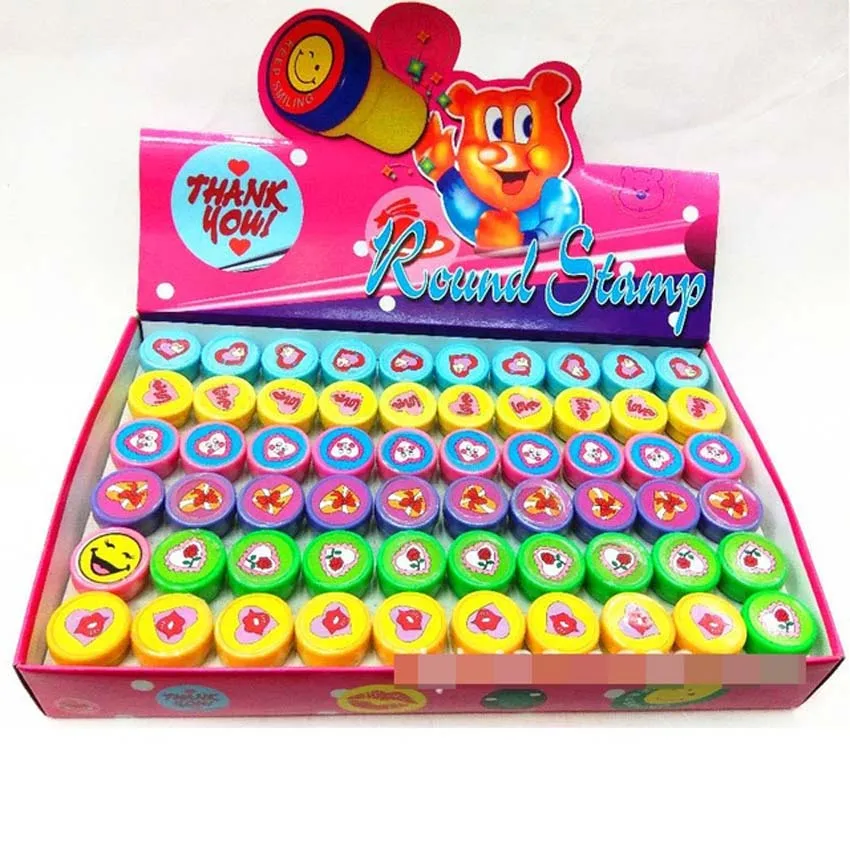 Детские пластиковые резиновые штампы с рисунком Смайла фруктов животных 60