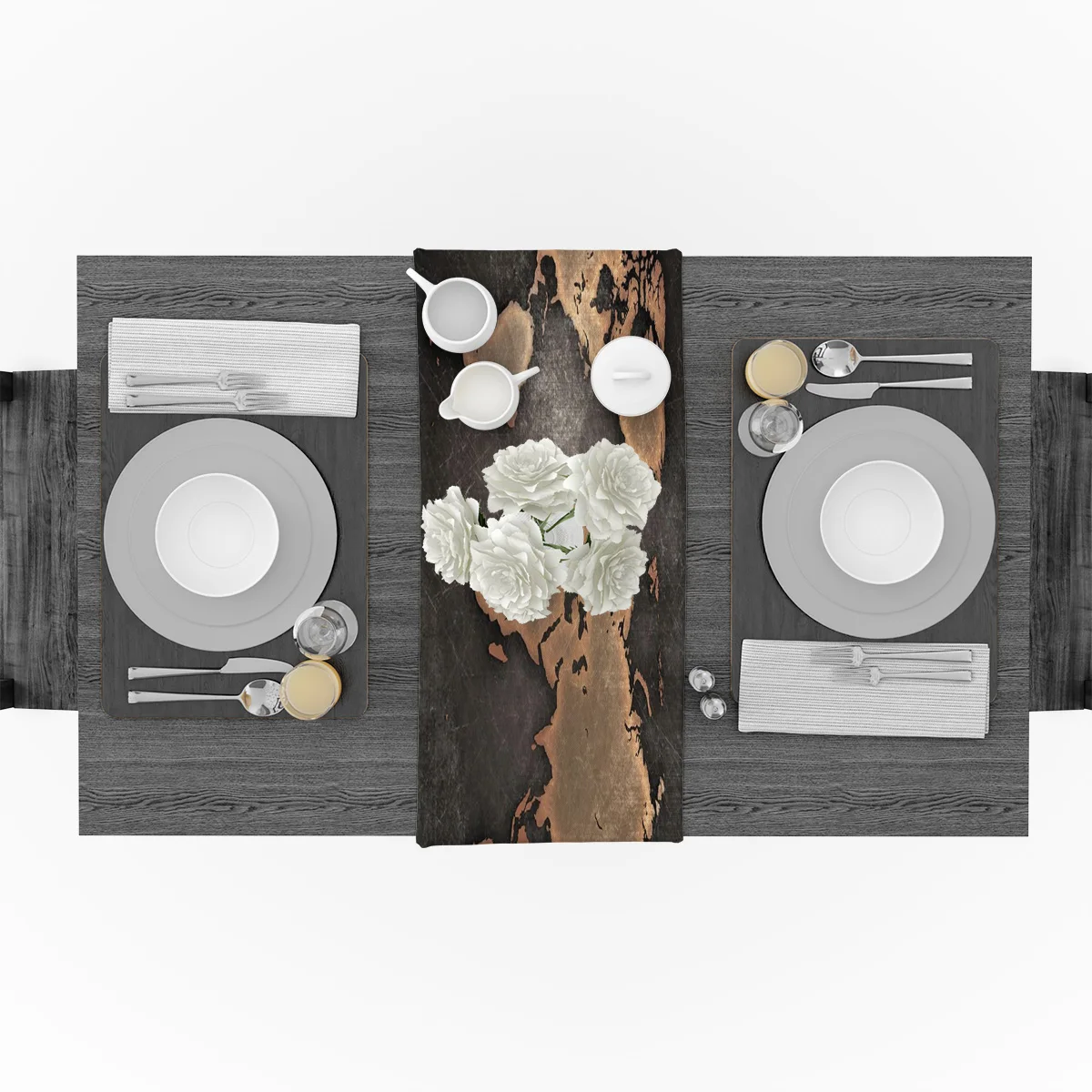 Ретро Карта мира настольная дорожка s скатерти для праздников винтажная