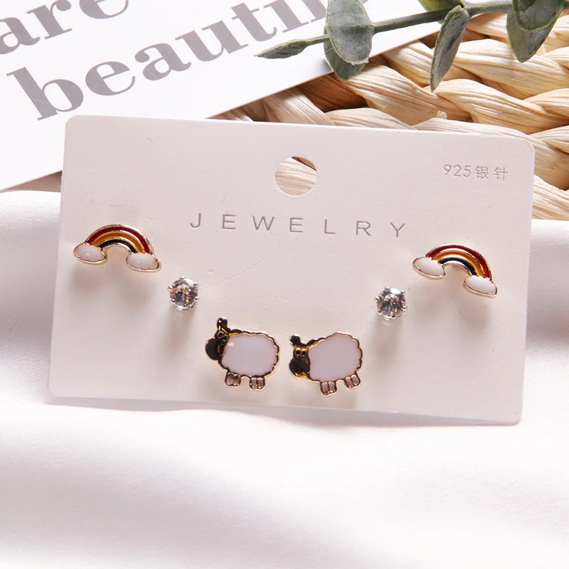 Женские серьги подвески из сплава серебро 925 пробы|Серьги-гвоздики| |