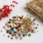 Заводская Золотая застежка, Хрустальное стекло для самостоятельного украшения одежды