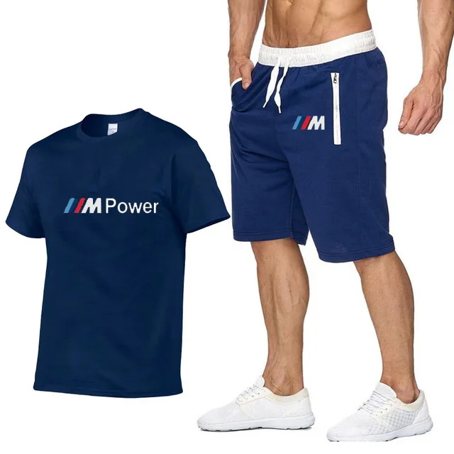 Мужская футболка с коротким рукавом для M Power Racing motorcycle летняя мужская в стиле