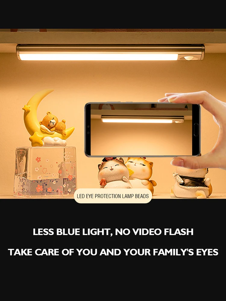 Ночсветильник MOONSHADOW для украшения спальни умный заряжаемый сенсор сенсорное