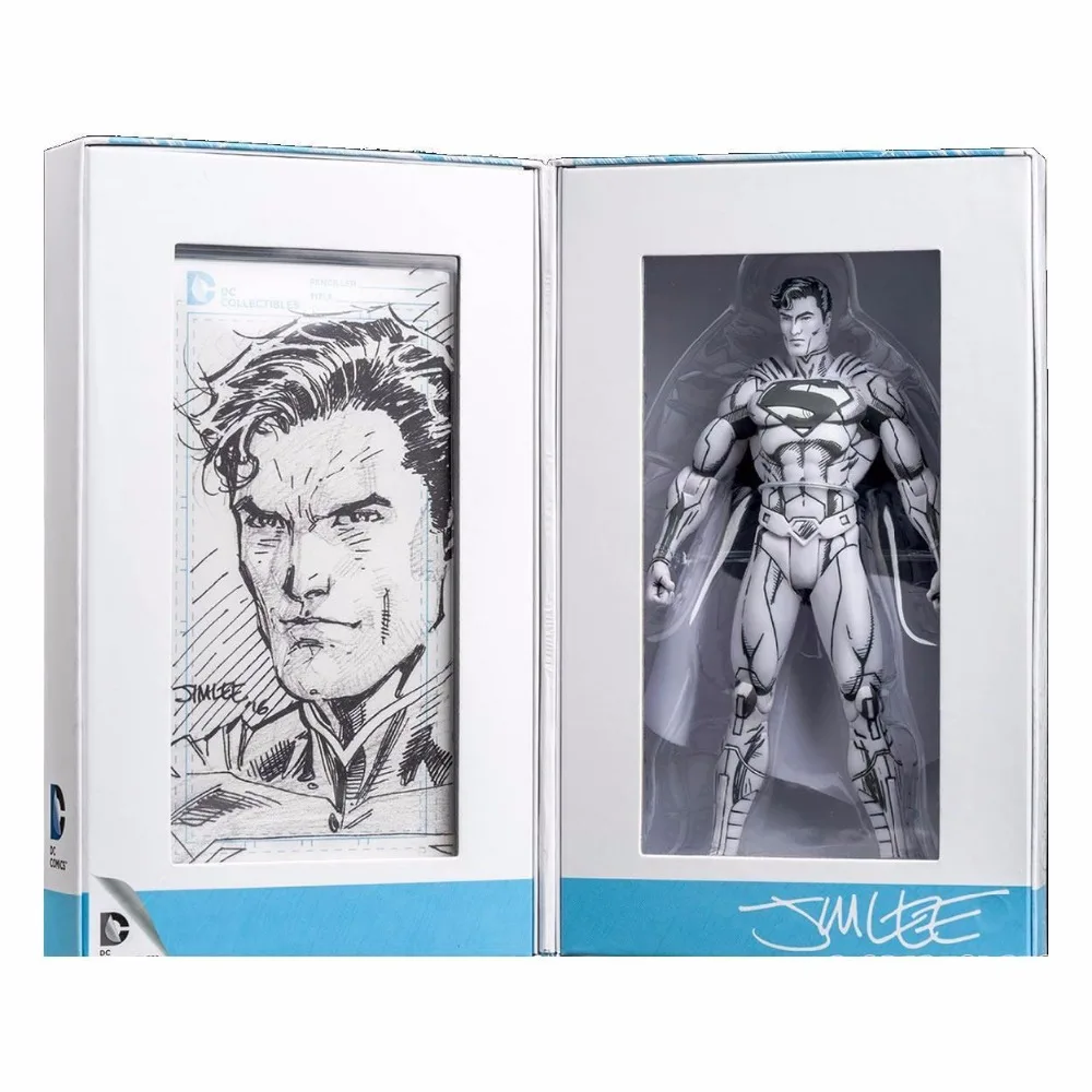 

Classic Super Hero Action Figure Hot Sale Limited Edition Jim Lee Sketch Blueline