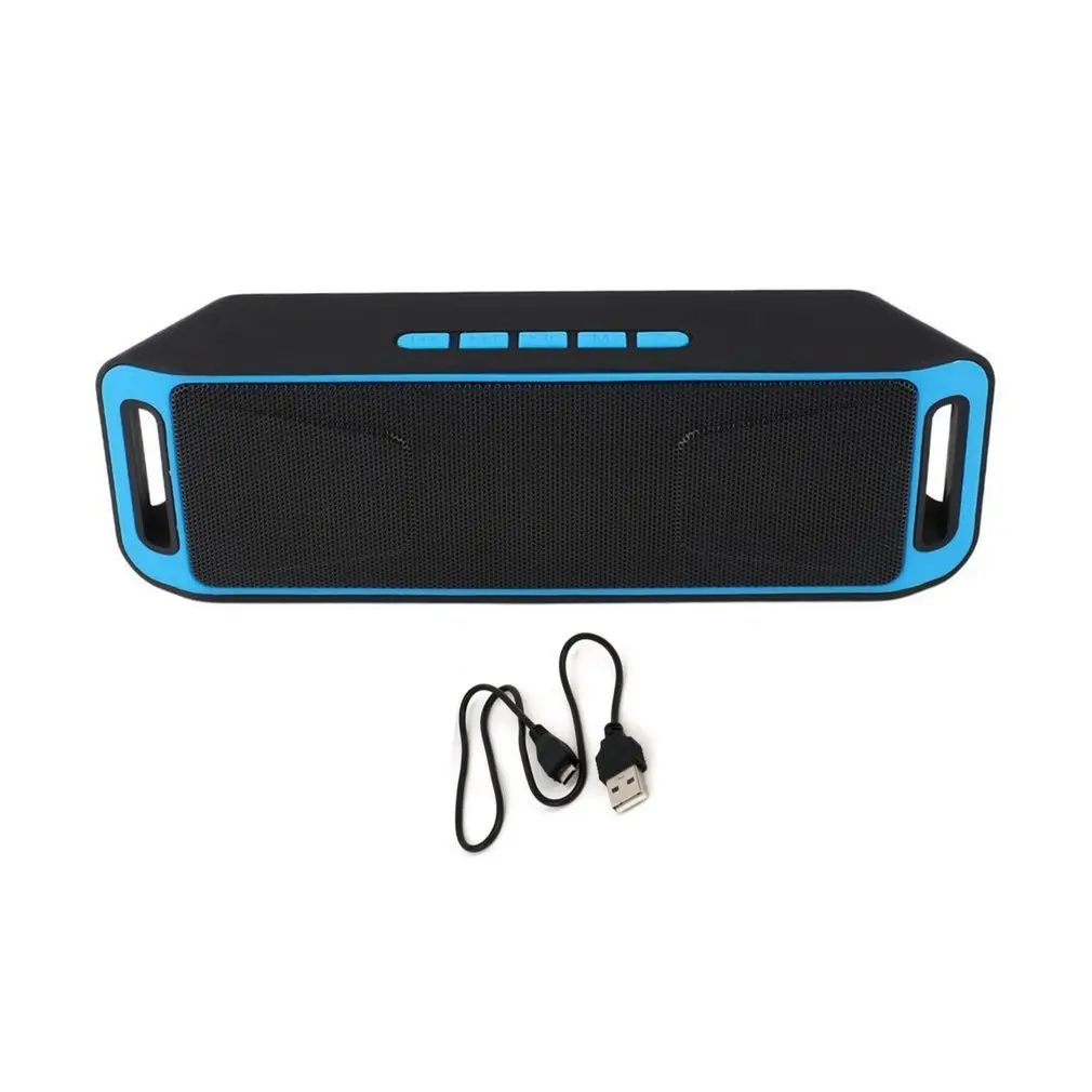 Беспроводная колонка SC208 Bluetooth 4 0 стерео сабвуфер поддержка TF USB FM радио