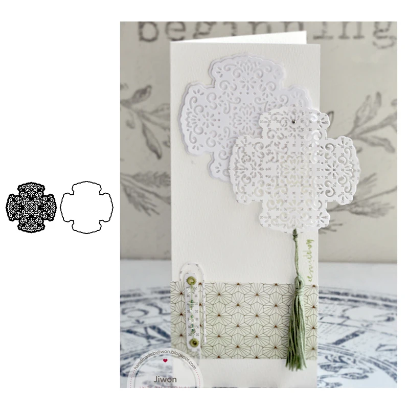 Круг Герат крест Ретро цветок пластины металлические Вырубные штампы высечки