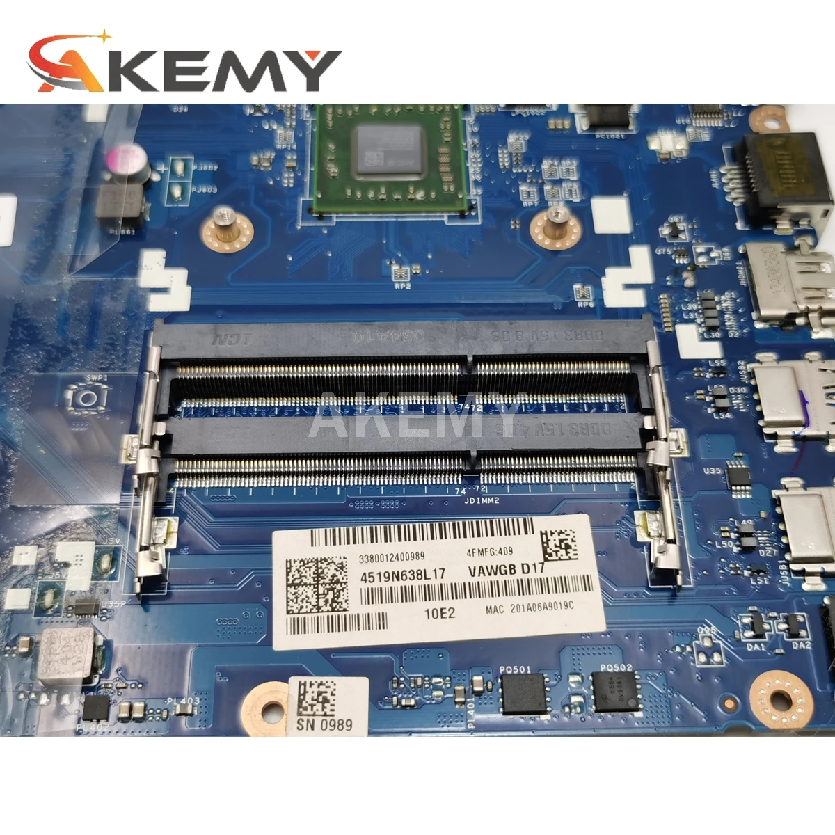 

G505 LA-9911P For Lenovo G505 Laptop Motherboard LA-9911P Mainboard E1 cpu 100% tested fully work