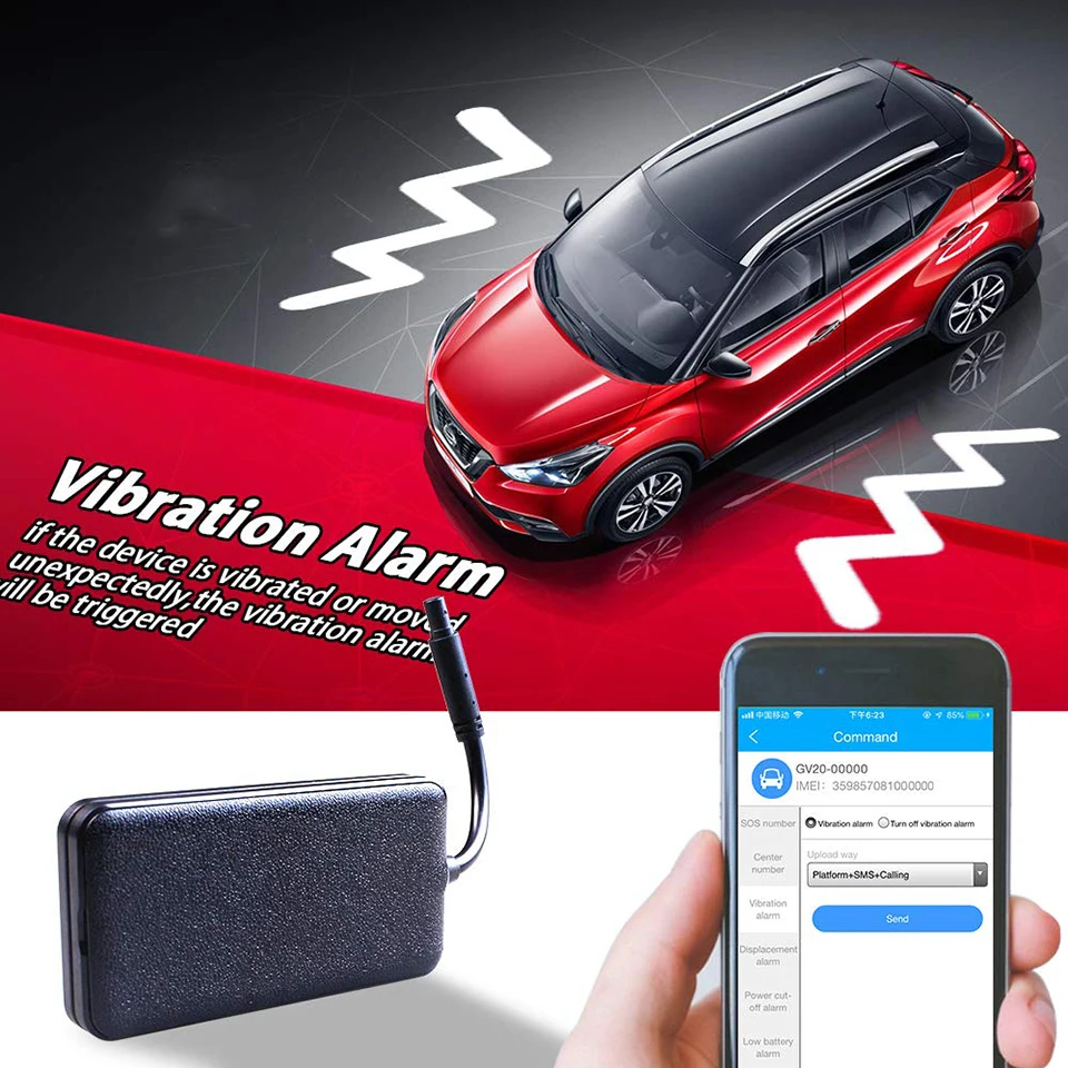 Concox GV20 Многофункциональный 3g Автомобиль Мотоцикл gps трекер Водонепроницаемый