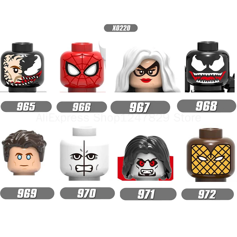 

2021 Selling Movie Series Character Head Accessories Building Blocks Movable Dolls Children Toys Children Gift Mini Figure Toy