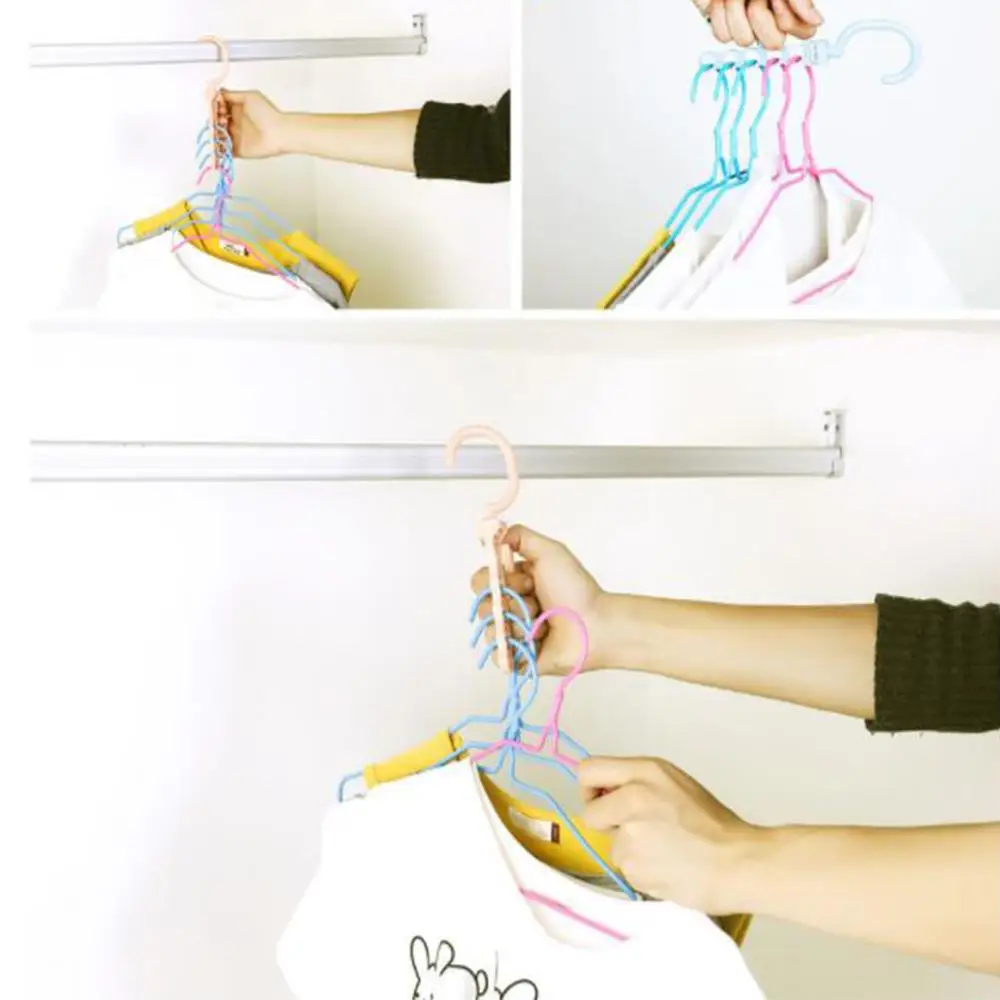 1 шт. многофункциональные вешалки с пятью отверстиями вращающаяся вешалка на