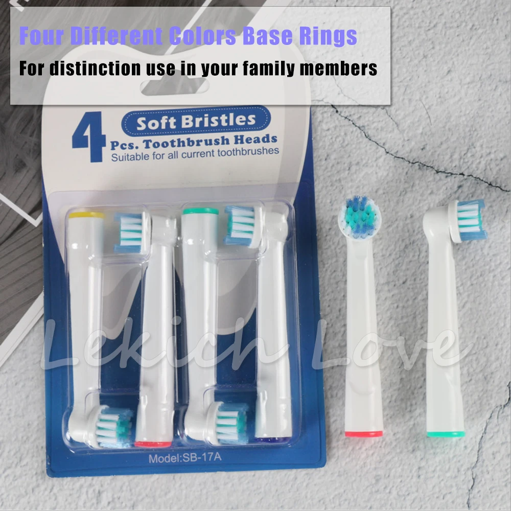 Сменные насадки для зубной щетки Oral B 16 шт. совместимы с электрическими зубными