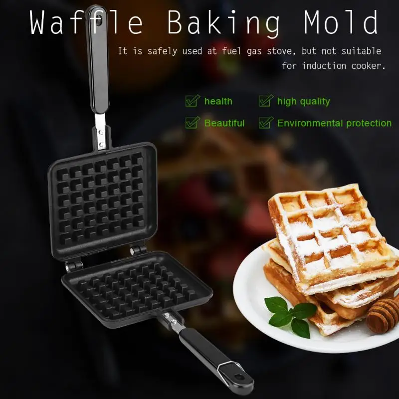 Offerte Cucina Antiaderente Waffle Maker Machine Waffle Stampo Da Forno Gas Pan Bubble Egg Cake Forno Colazione Cake Maker Bakeware