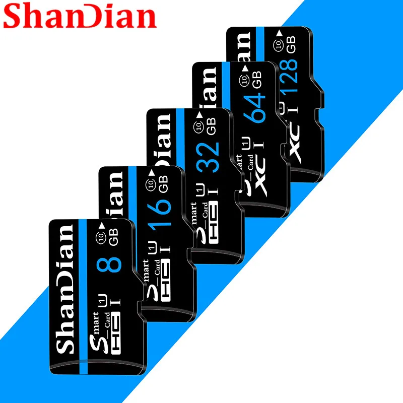 SHANDIAN Micro карта памяти 16 ГБ 32 класс 10 Microsd SD 64 8 TF карта|Карты памяти| |