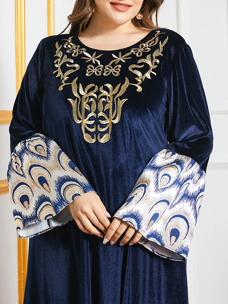 Женское платье-макси длинное платье в арабском стиле | Тематическая одежда и