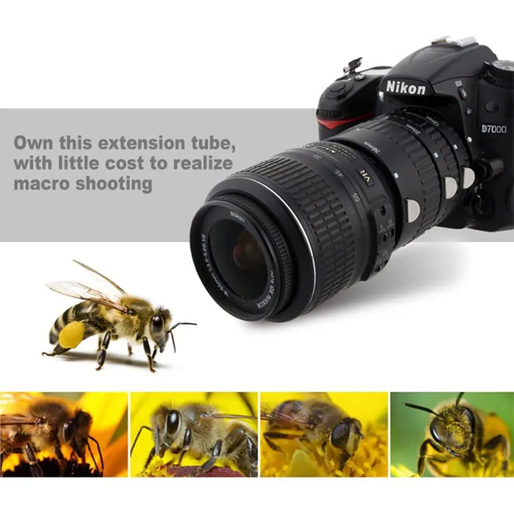 Набор удлинительных трубок для макросъемки с автофокусом металлическое