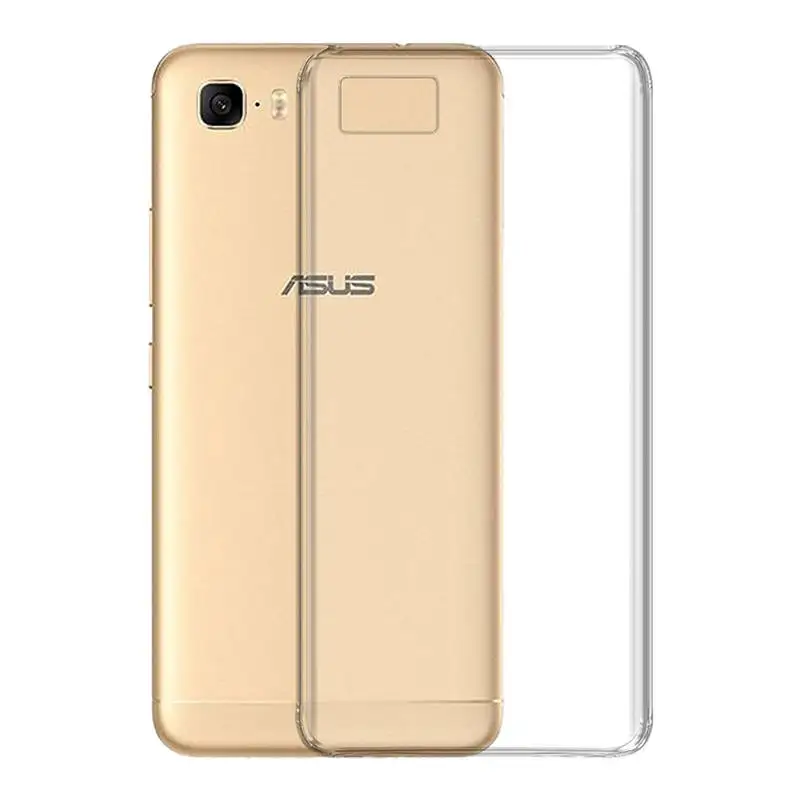 Прозрачный Оригинальные прозрачные ТПУ чехлы для asus ZenFone Peg asus 3S Max ZC521TL X00GD 5," задняя крышка тонкий мягкий силиконовый прозрачный чехол - Цвет: Прозрачный