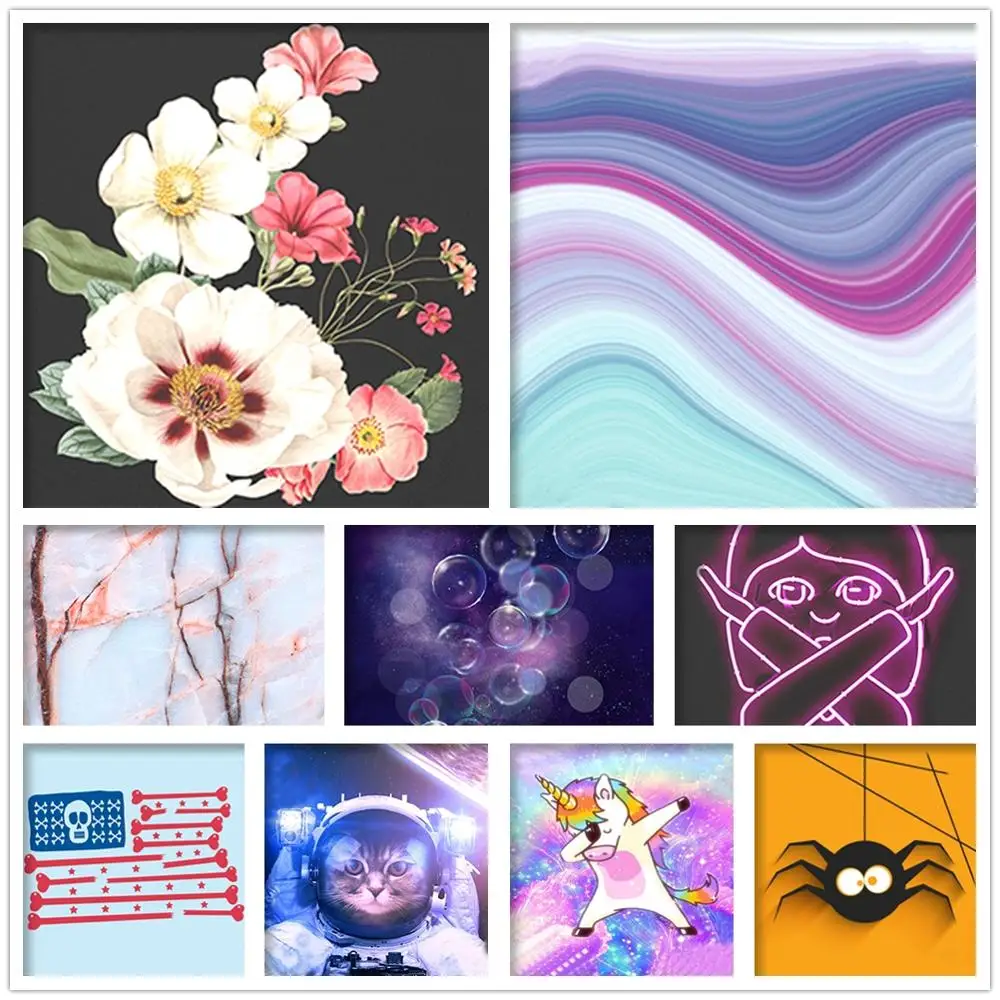 2019 мрамор для телефонов круглый складной телефон с единорогом кольцо держатель