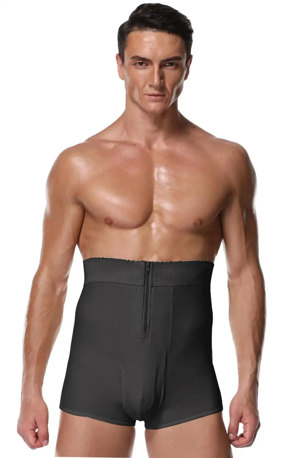 Для мужчин Лифт бедра мягкие трусы-боксеры трусики корректирующие штаны Высокое