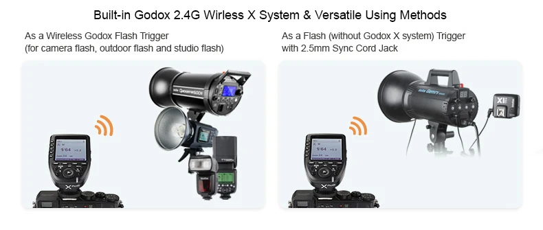 Godox Xpro-C/N/O/S/F/P 2,4G ttl вспышка беспроводной передатчик Триггер X система HSS 1/8000s для Canon Nikon sony Olympus Fuji