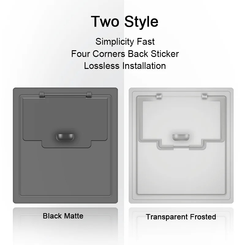 

Hidden transparent storage box for Tesla Model 3 and Model Y Armrest box cover storage box