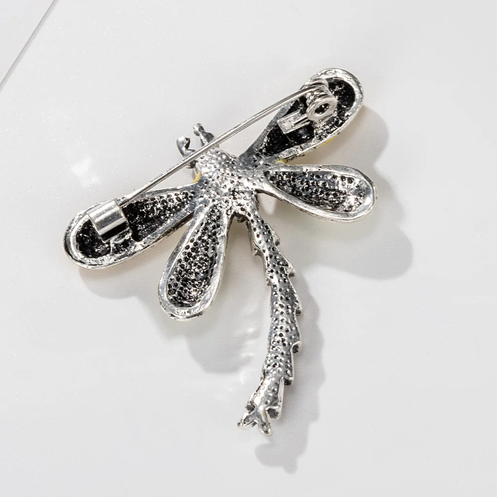 2019 женские хрустальные винтажные Броши стрекозы для женщин Большая Булавка
