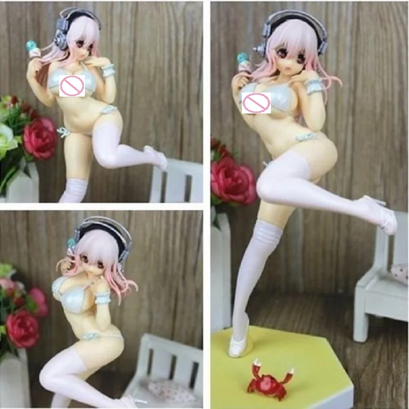 Сексуальная девушка супер звуковая волна WHITEFOX Nitro Super SONICO белый купальник Ver.