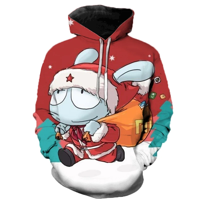 

Winter Men's and Women's Hoodies Long-sleeved Hoodies Rabbit 3d Printed Hoodies Cool Hoodies Street Hoodies Casual Hoodies