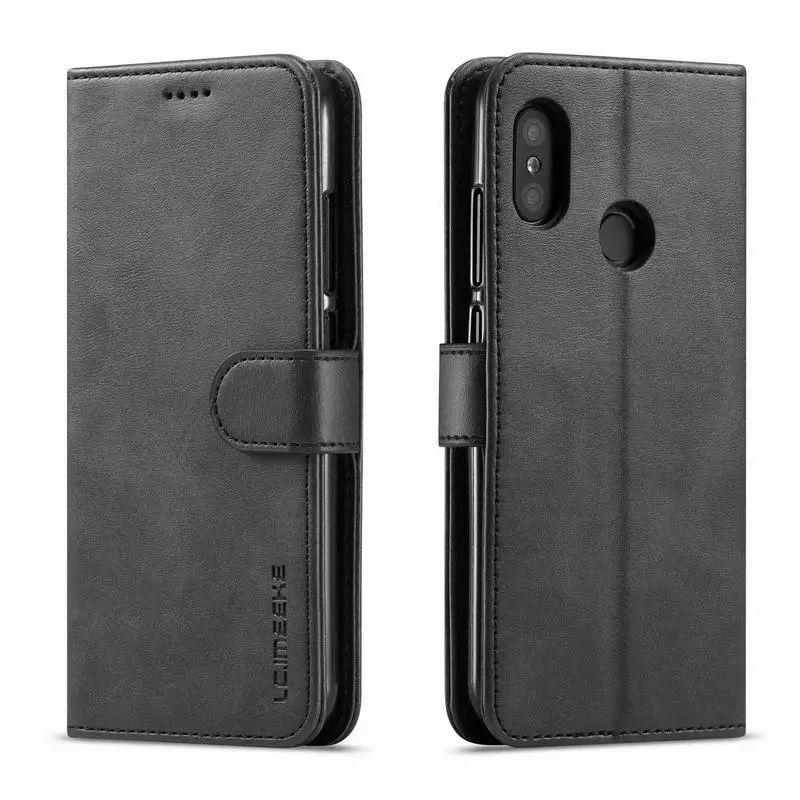 Чехол подставка для Xiaomi Mi A2 Lite откидная крышка роскошный Магнитный кошелек