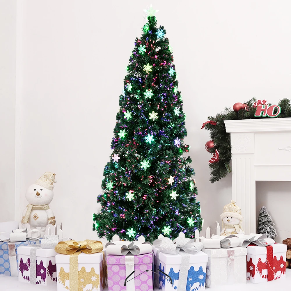 

Hot 7FT Small Light Fiber Optic Christmas Tree 290 Branches MVI-ing