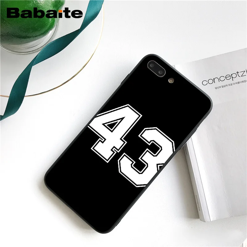 Babaite счастливое число и письмо чехол для телефона для iphone 11 Pro 11Pro Max 8 7 6 6S Plus 5 5S SE XR X XS MAX