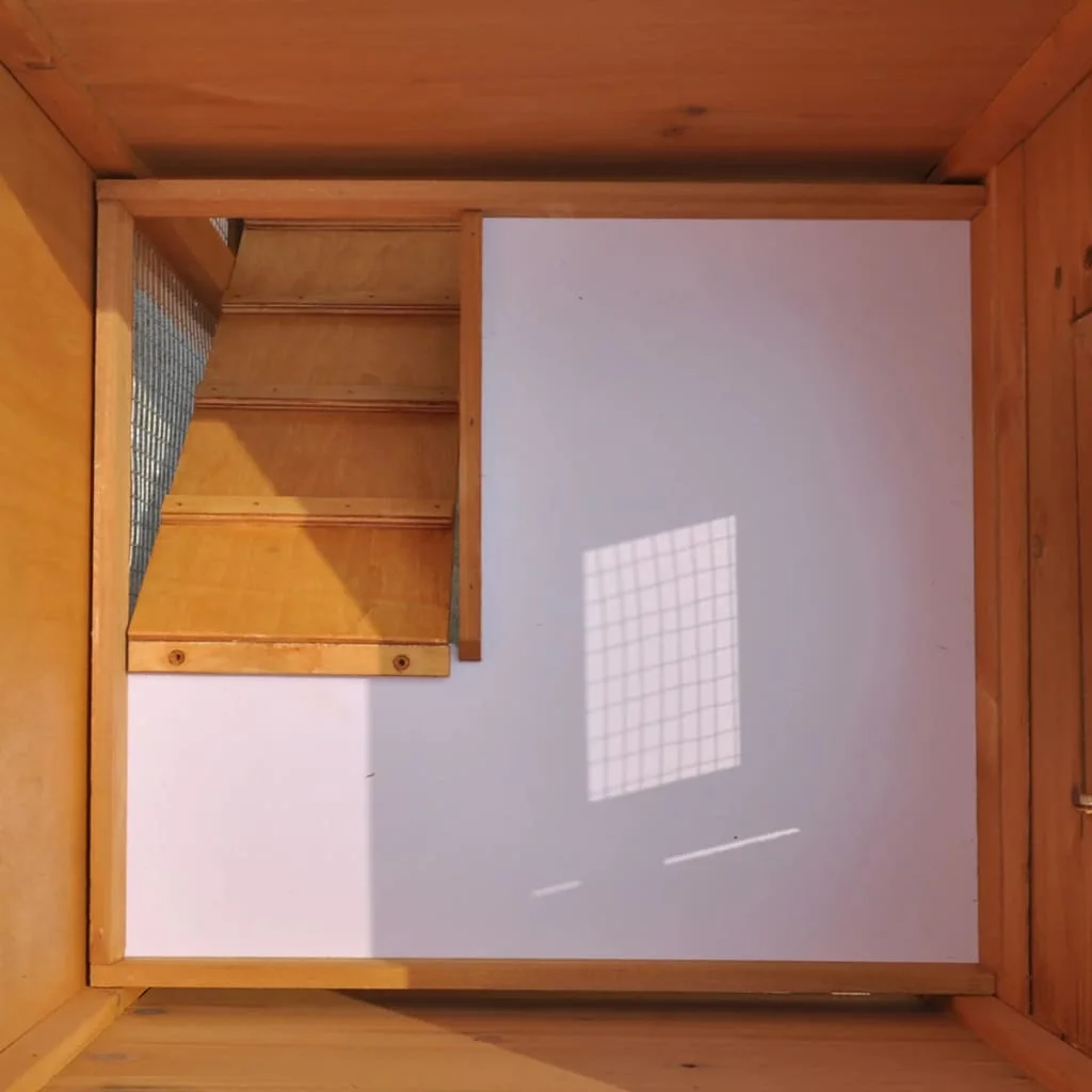 

Outdoor Large Rabbit Hutch House Pet Cage Double House Easy Assemble Green Weather Resistant Roof Solid Pine Wood Frame