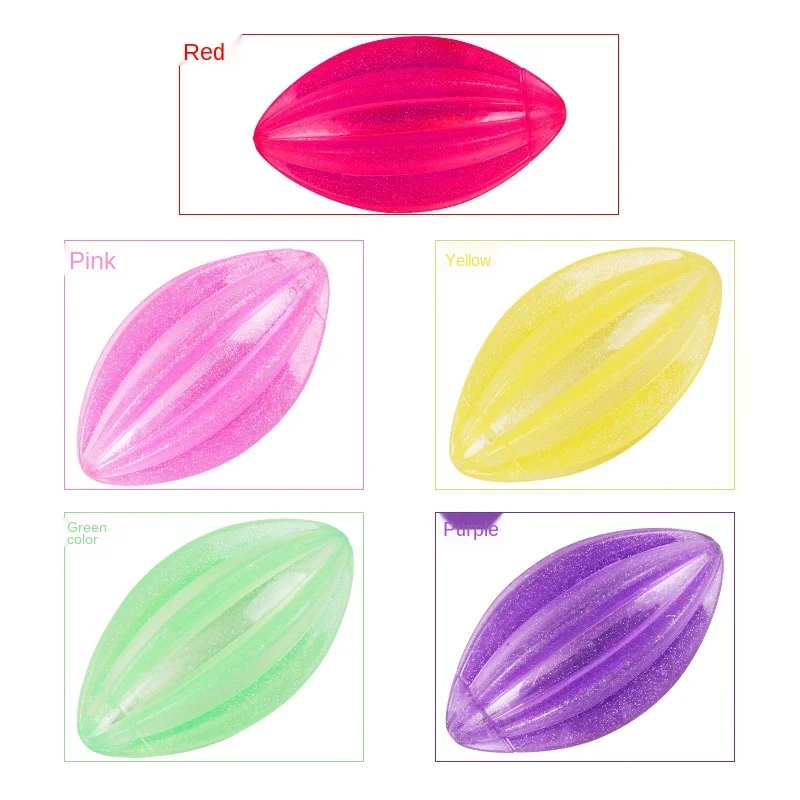 

New pet vinyl toy ball sports bouncy ball luminous ball dog bite molars toy ball