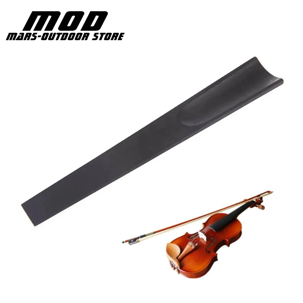 1Pcs New 4/4 Size Violin Fiddle Ebony Fingerboard Durable High Quality 268mm Violin Fingerboard Ebony Fingerboard Accessories