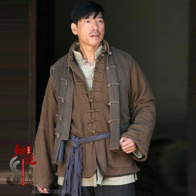 

Film TV Costume cosplay Modern Chinese Farmers' Clothing Guerrilla Eighth Route Army Mass party member Cotton linen costume