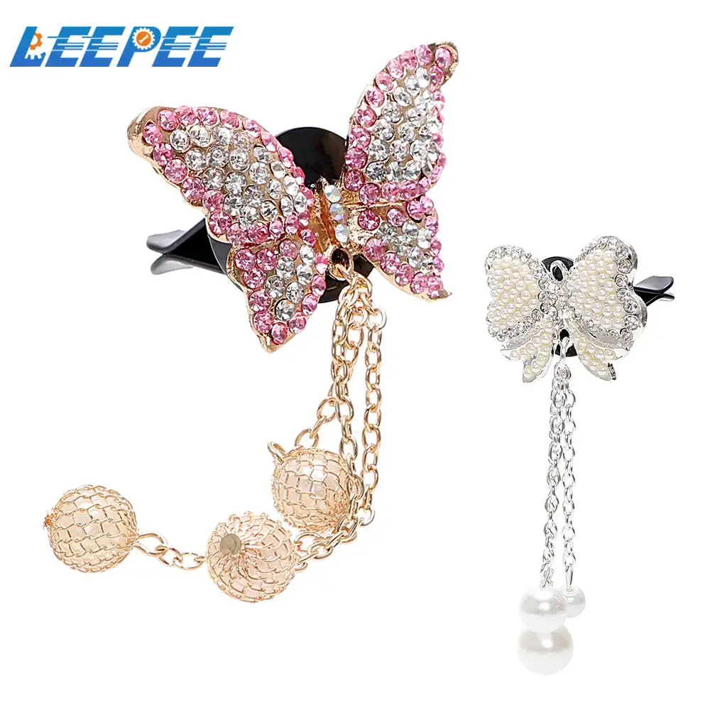 LEEPEE милый кулон в форме бабочки стойкие духи автомобиля устанавливаемое на