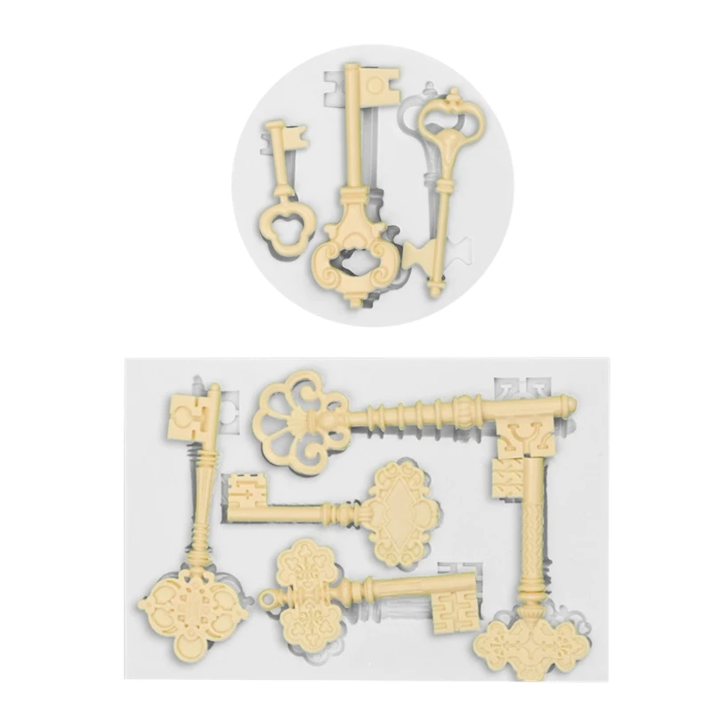 Различные силиконовые формы для помадки в стиле ретро украшение шоколадного