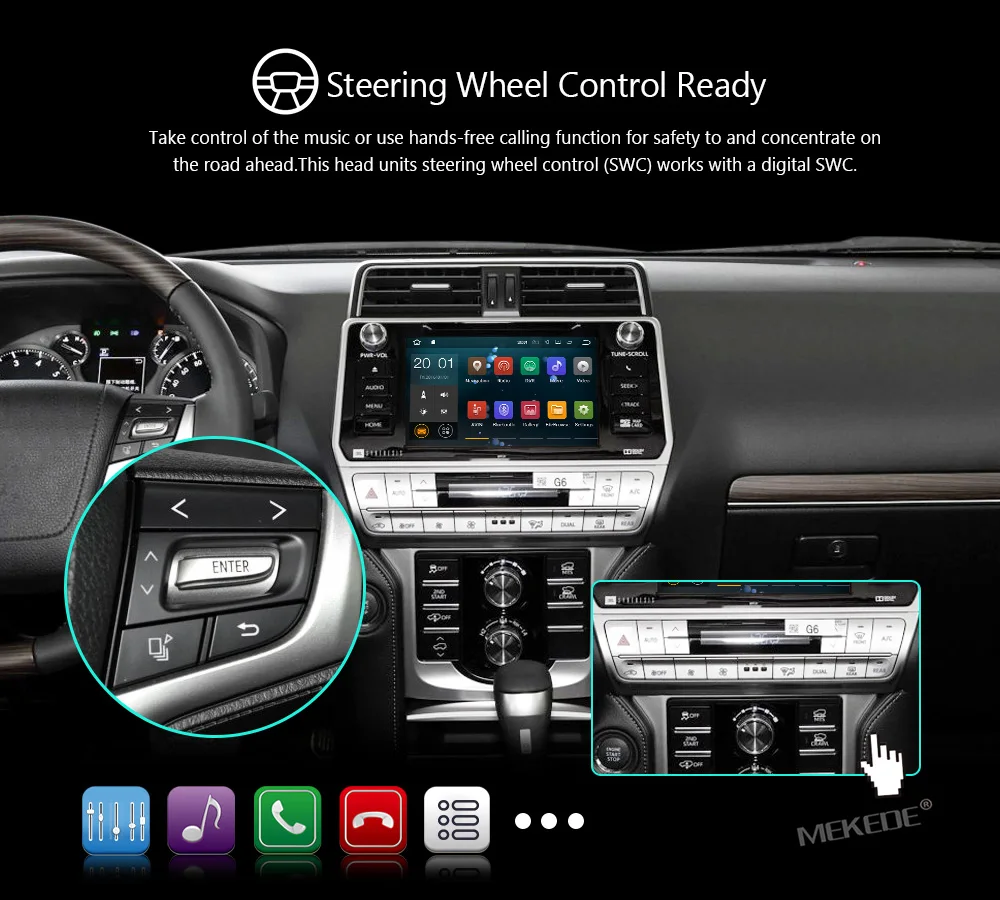 HD 1024x600 PX30 " чистый Android 9,0 2+ 16G Автомобильный gps-навигатор для Kia Soul 2013- BT автомобильный Радио dvd cd wifi