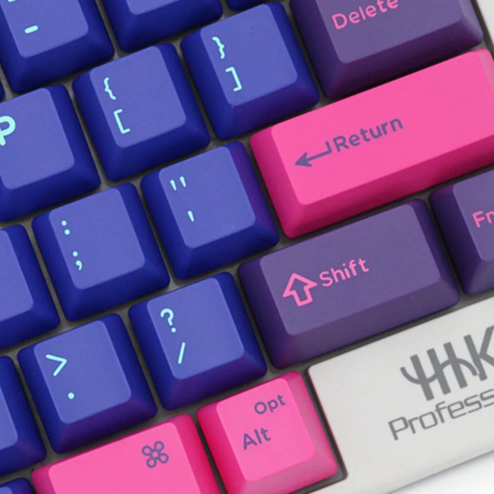 66 клавиш Doubleshot ABS Keycap для HHKB Topre переключатели стебли клоны емкостная клавиатура