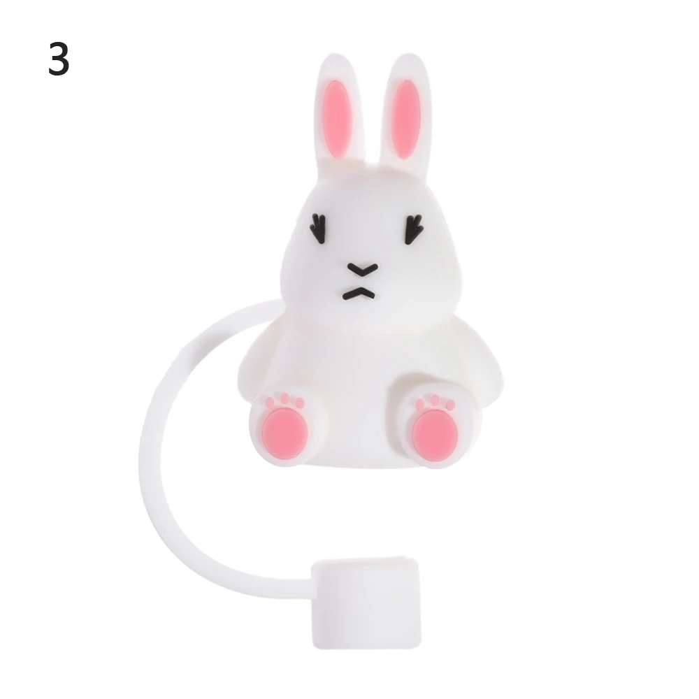 

Silicone Cartoon Plugs Cover Straw Plug Splash Proof Airtight Drinking Dust Cap Straw Tips Cup Accessory