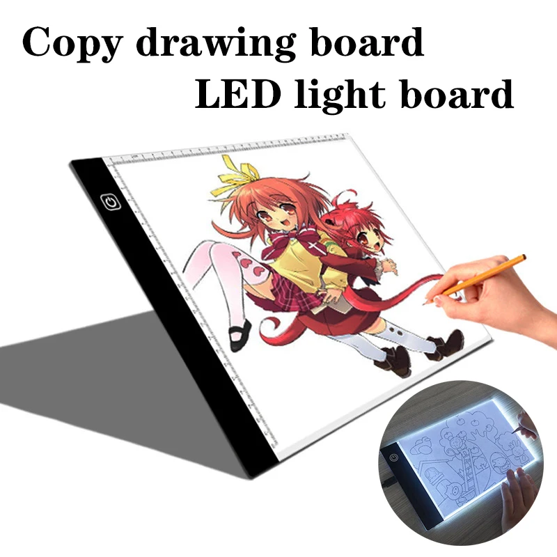 

Adjustable Drawing Board Manga Drawing Tools Copy Drawing Drawing Board LED Light Board Translucent Calligraphy Station