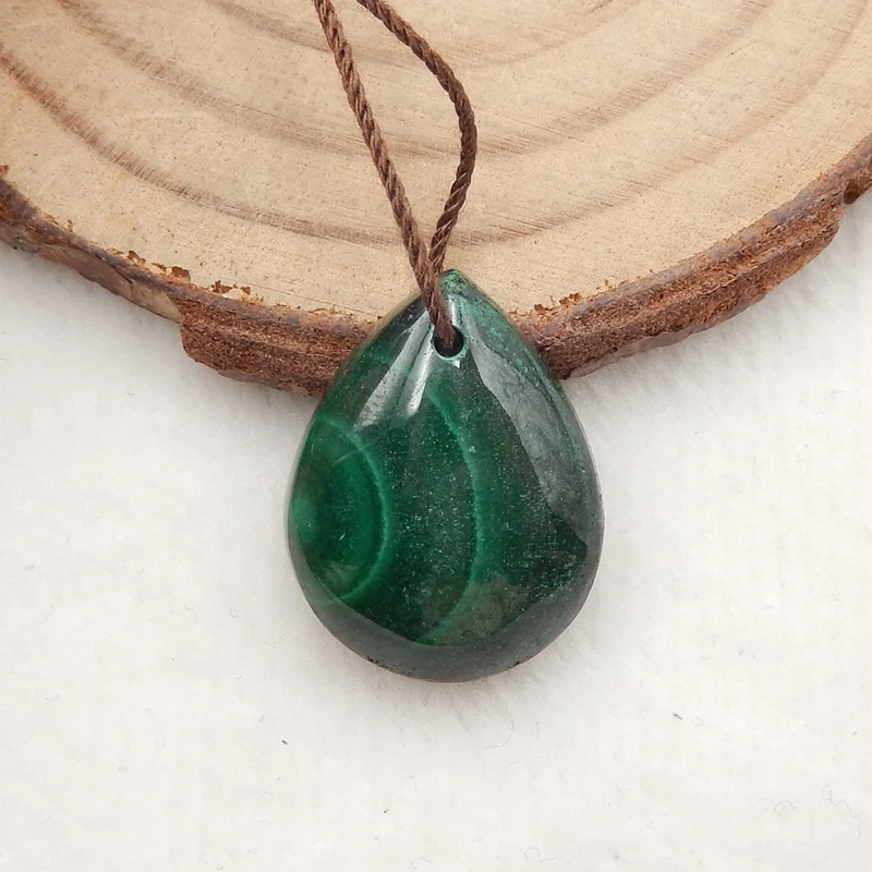 

Natual stone Malachite fashion jewelry Pendant bead.20x15x6mm3.9g