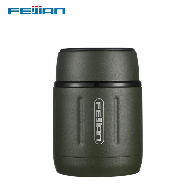 

FEIJIAN-termo para alimentos caja almuerzo con aislamiento 500ML contenedor acero inoxidable vaso libre de CN(Origin)