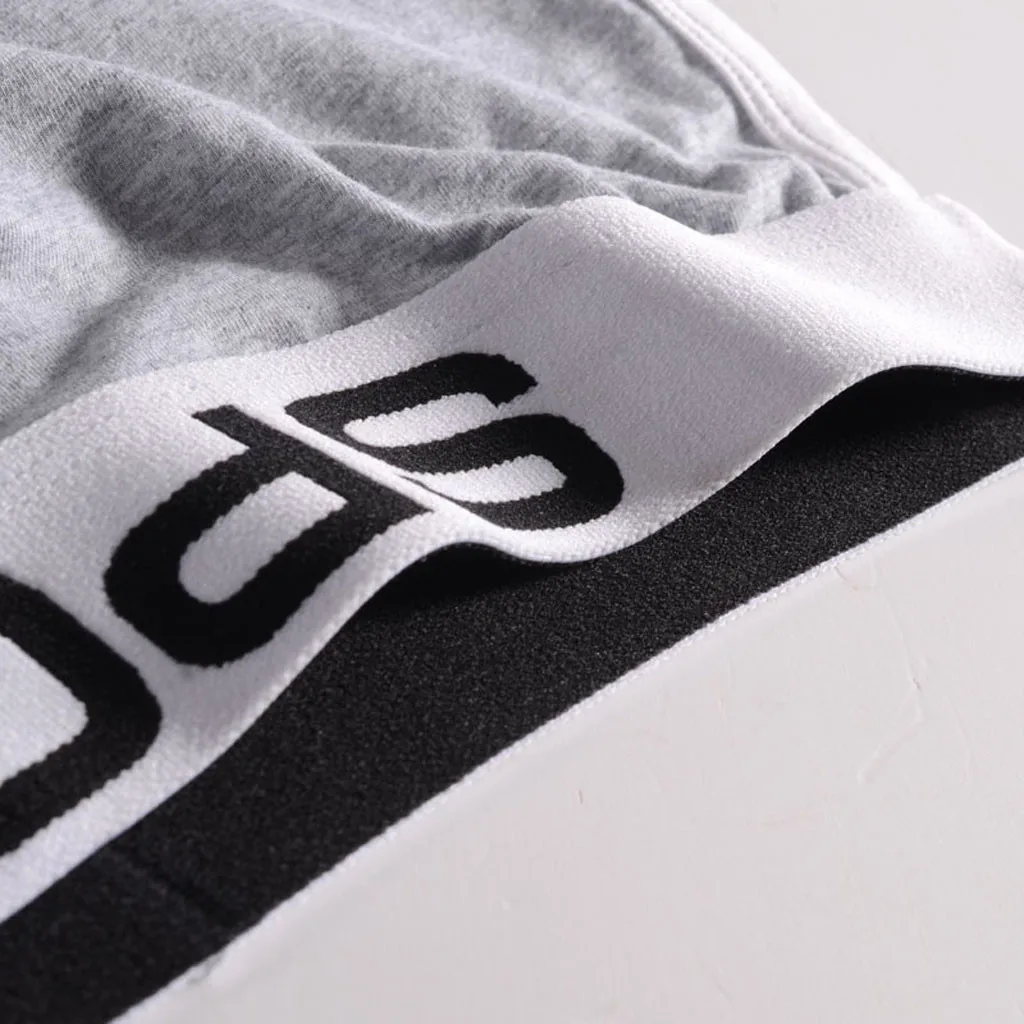 Мужское сексуальное нижнее белье шорты одноцветные трусы с мешочком мягкие